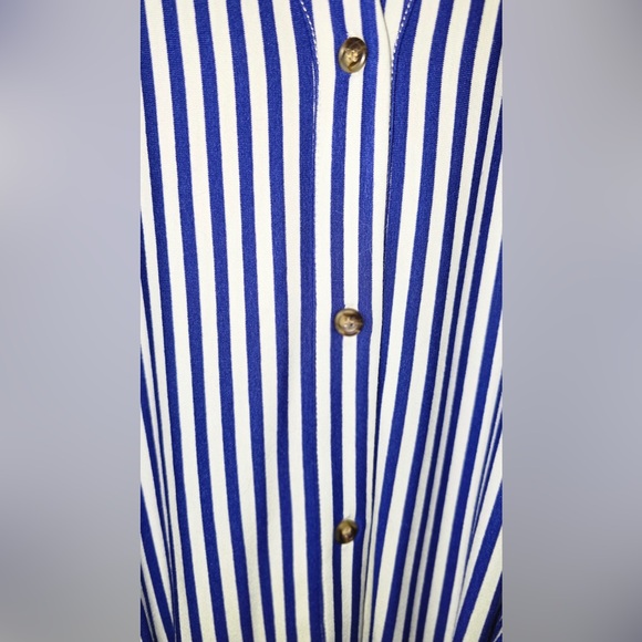 Cremieux (Daniel Cremieux) Isle of Capri Striped Knit Shirt Dress - Picture 6 of 6